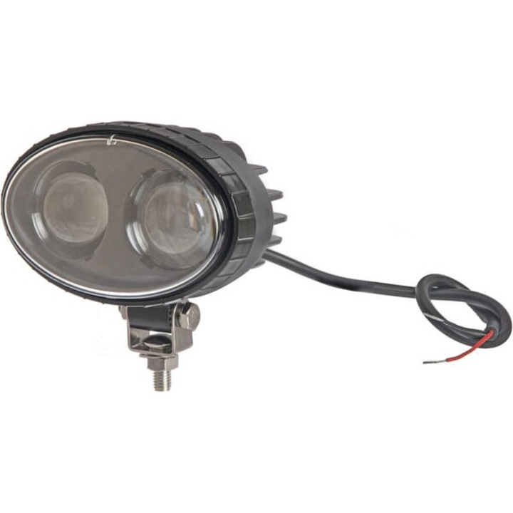 LED biztonsági lámpa, kék, 10W, 250lm, ovális, 10-80V, spot, 2xLED, Kramp LA10601