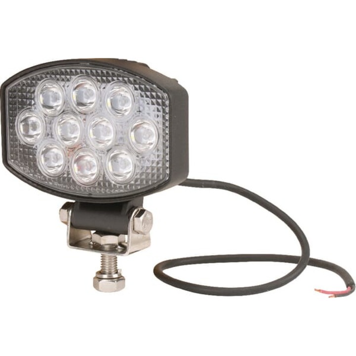 LED munkalámpa, ovális, 15W 1900 lm 10/30V szórt fény 10 LED Kramp LA10020