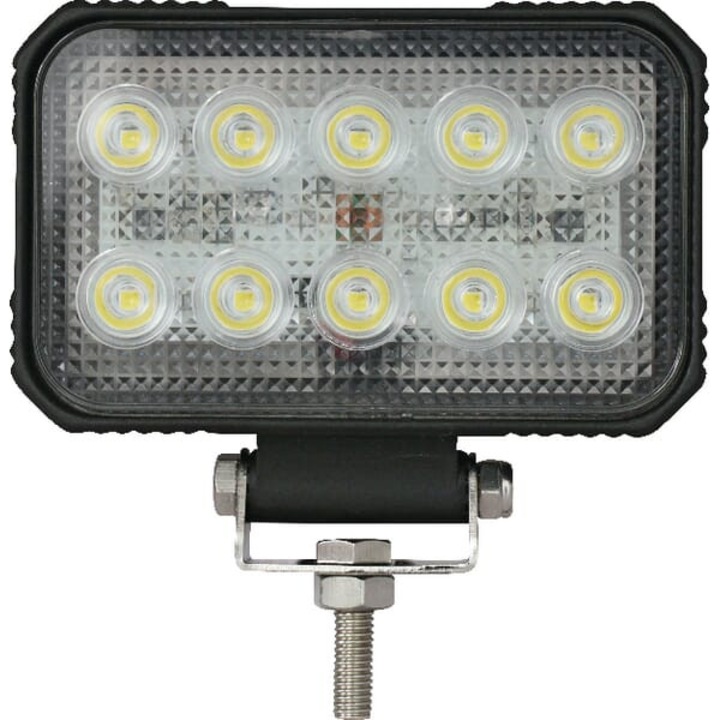 LED munkalámpa, téglalap alakú, 15W 1900 lm 10/30V fókuszált fény 10 LED Kramp LA10022