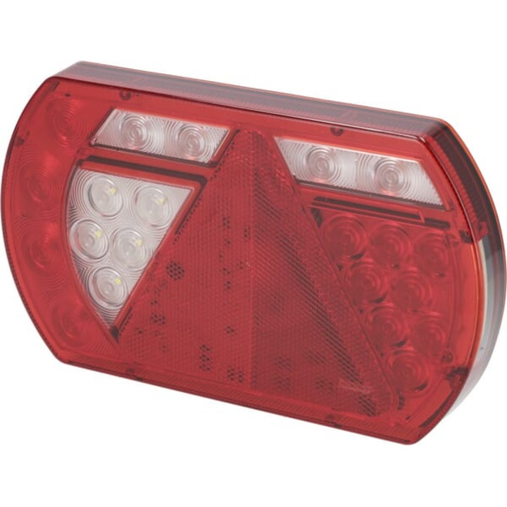Hátsó LED lámpa, bal 12V 236x140x24,3 mm Bajonett 6 tűs Kramp L26060P6LH1