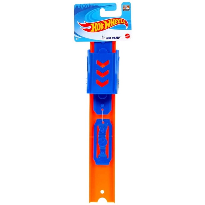 Комплект писта Hot Wheels, синя рампа, оранжева, 29x9x3 см, за деца над 3 години