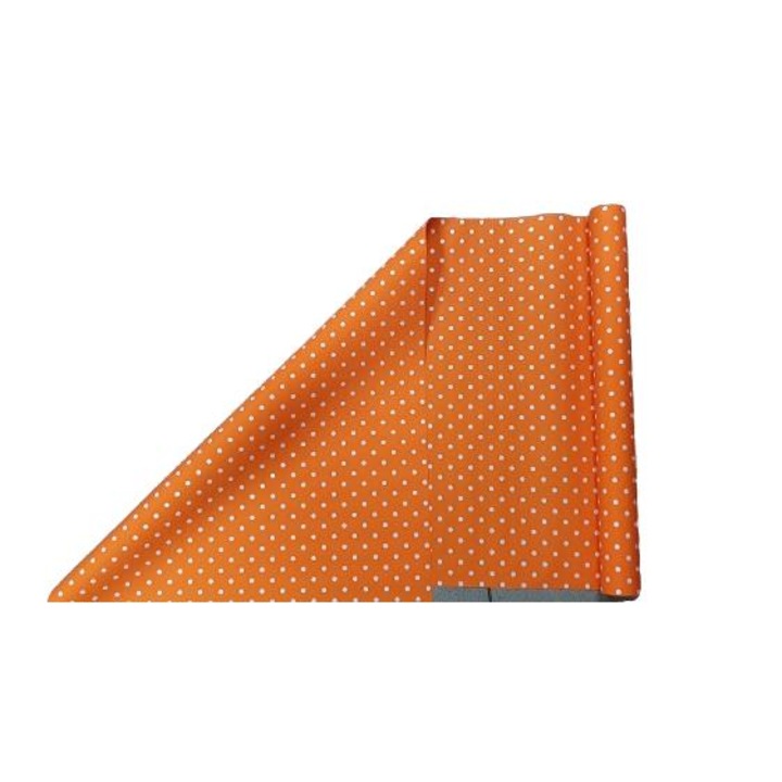 Folie dubla, WK, 50cm, portocalie cu buline