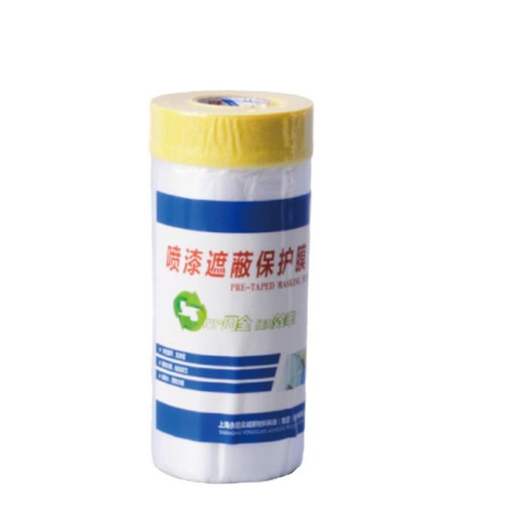 Folie protectoare cu banda adeziva 7&7, 55cmx20m, transparent