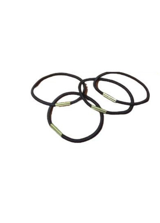 Elastice de par, 100 bucati, SANDEX, negru