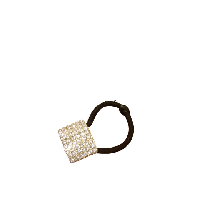 Set elastice de par SANDEX, 6 bucati, cu zirconii