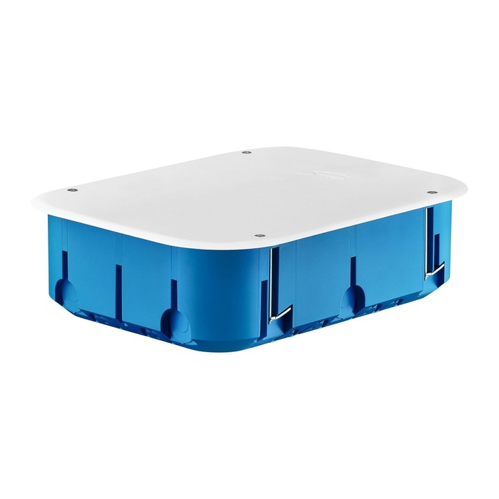 Cutie de jonctiune, Simet, Multibox2, Pentru pereti goi - FI6x60 cu sase poli cu capac, P6x60DP, Albastru