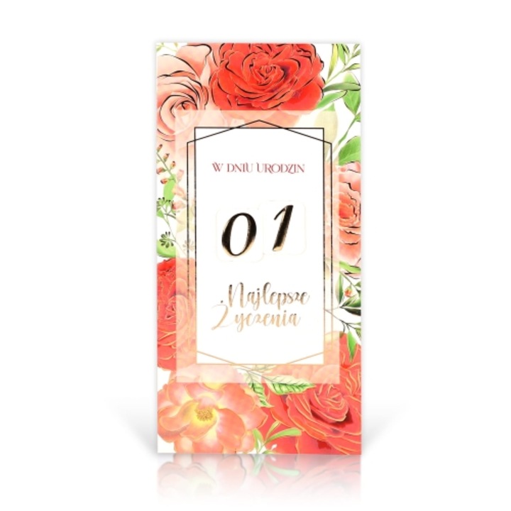 Felicitare TANGRAM PLUS Karnet URODZINY DL nr. 31