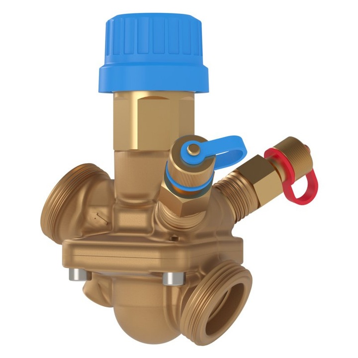 Danfoss AB-QM DN25 multifunkciós automata szelep, sárgaréz, PN 16 nyomás, aranyszín