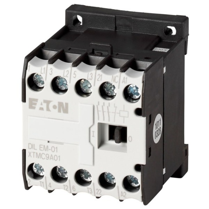 Contactor AC-3/I=9A P=4kW/ 0Z 1R DILEM-01(24V50/60HZ)