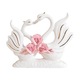 Figurine de lebada din ceramica, set de 2, stil modern, 23.5x7x20cm, 14x22cm