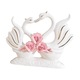 Figurine de lebada din ceramica, set de 2, stil modern, 23.5x7x20cm, 14x22cm