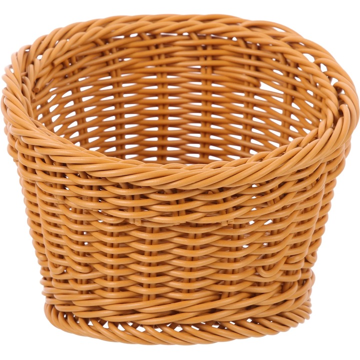 Cos tesut YANYXR maro 15x15x14cm pentru fructe si gustari