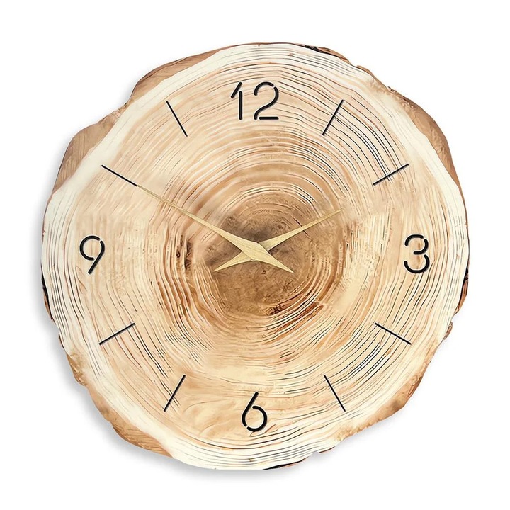 YANYXR falióra 30cm MDF fa csendes minimalista többszínű