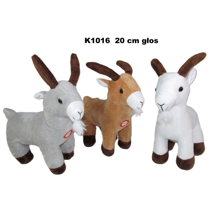 Jucarie de plus Sun Day KOZICA PLUSZOWA, 20cm, cu gloss