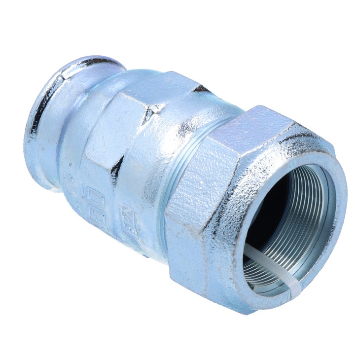 Mufa filetata GEBO Special I, 3/4", 90°, zincata, pentru reparatii instalatii apa