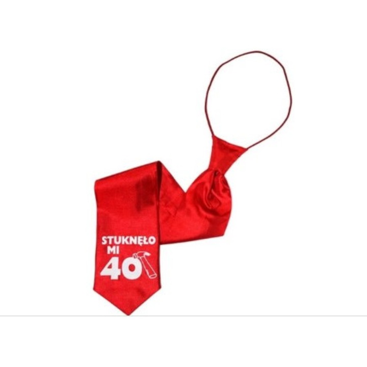 Cravata AAron, 52x10cm, imprimeu durabil, set pentru petrecere