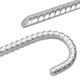 Cuie de cort, 12 buc, 41,5 cm, O12 mm, otel galvanizat