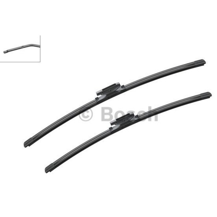 Set stergatoare BOSCH, 600x550mm, pentru vehicule cu volan pe dreapta, tip fara prindere.