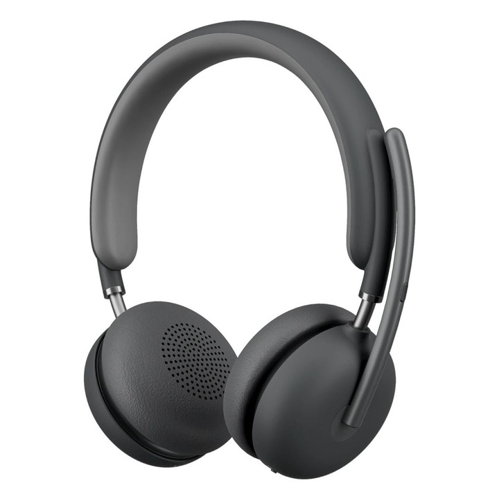 Casti Logitech Zone Wireless 2 Teams cu Bluetooth nativ, Graphite, 287484, Microfon/Casti