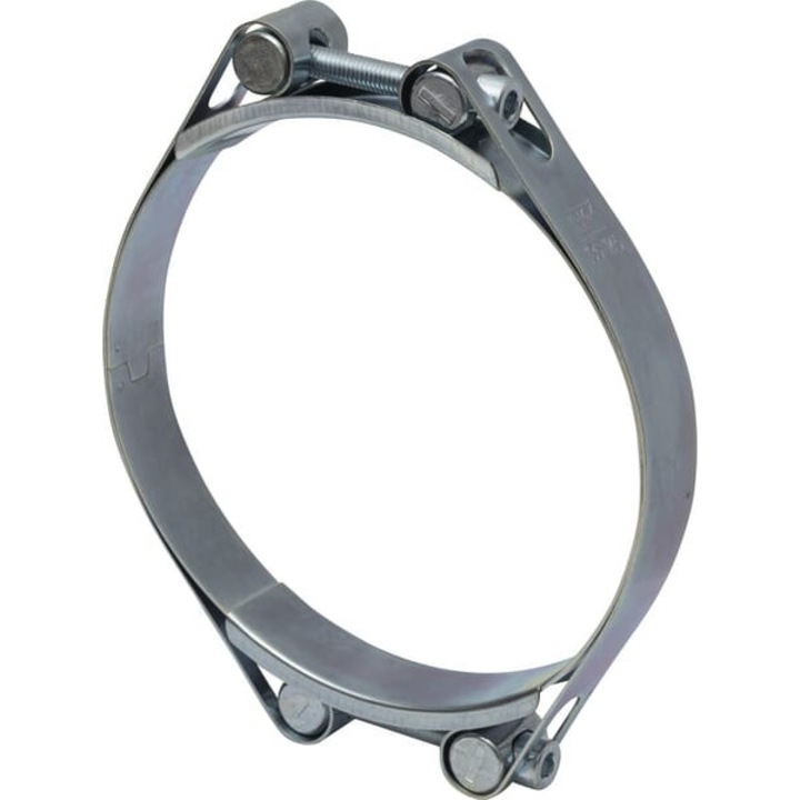 Colier pentru furtun, Kramp, 135-145 mm, pentru doua suruburi DIN912