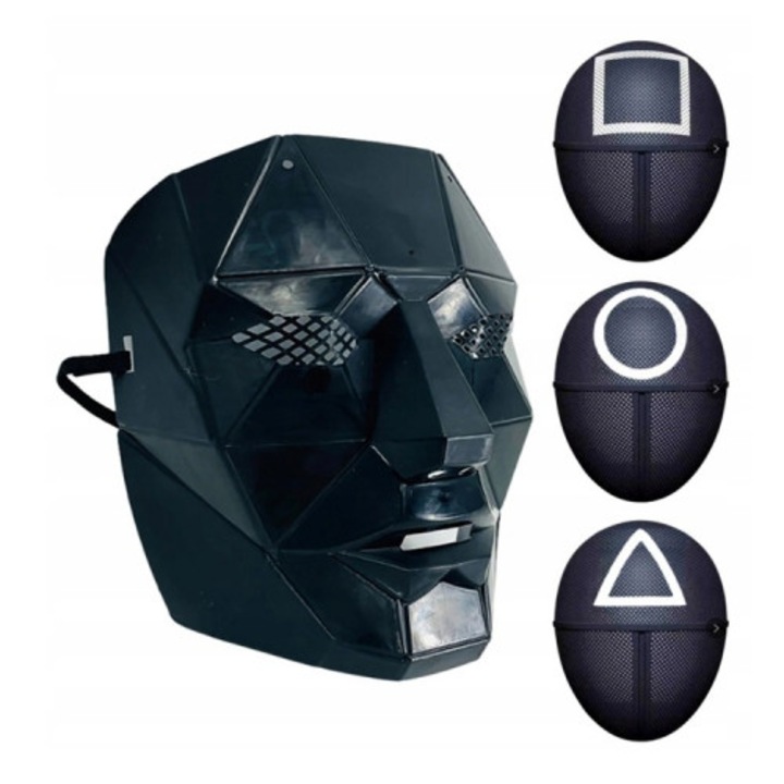 Маска SQUID GAME, комплект от 4 модела, GGV, многоцветна