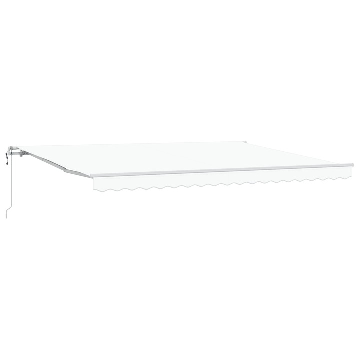 Copertina retractabila automata alba 450x300 cm