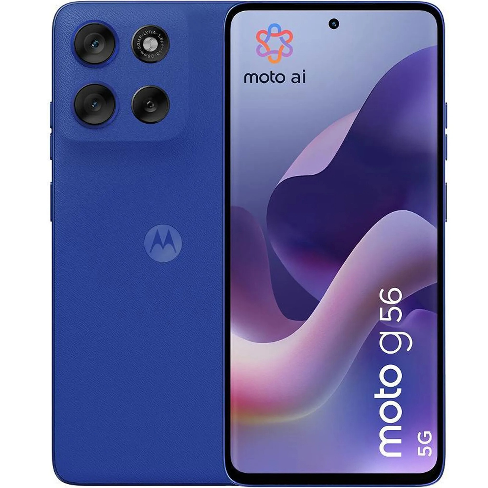 Telefon mobil Motorola Moto g56, 8GB RAM, 256GB, 5G, Dazzling Blue