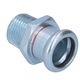 Conector, KAN-therm, Argintiu, Otel, 18 R1/2""