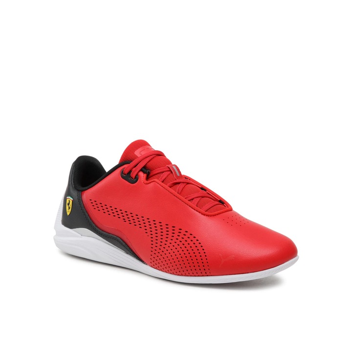 Férfi sportcipő, Puma, Ökológiai bőr, Piros