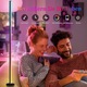 Lampa de podea RGB LED, dimabil, lumina ambientala, control APP si telecomanda, multicolor, 10W, 120cm