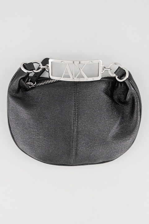 ARMANI EXCHANGE, Geanta crossbody din piele ecologica, Negru