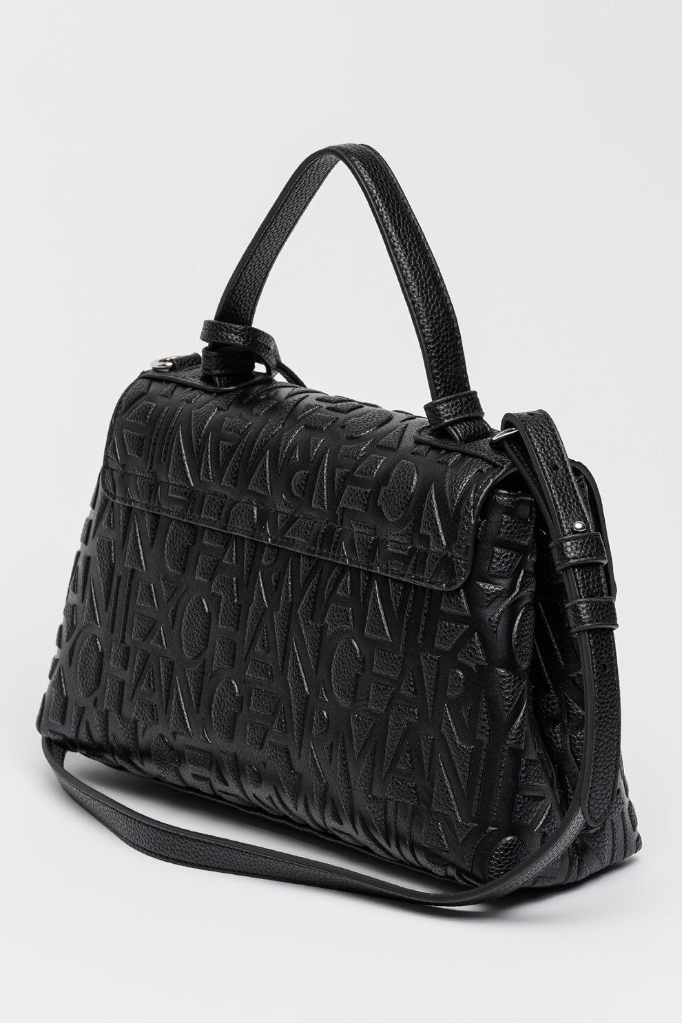 ARMANI EXCHANGE, Geanta crossbody de piele ecologica cu logo