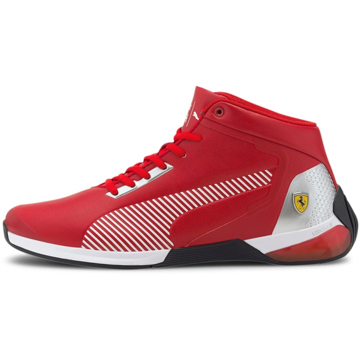 Pantofi sport barbati Puma Ferrari Race Kart Cat-X Mid, 40, Rosu