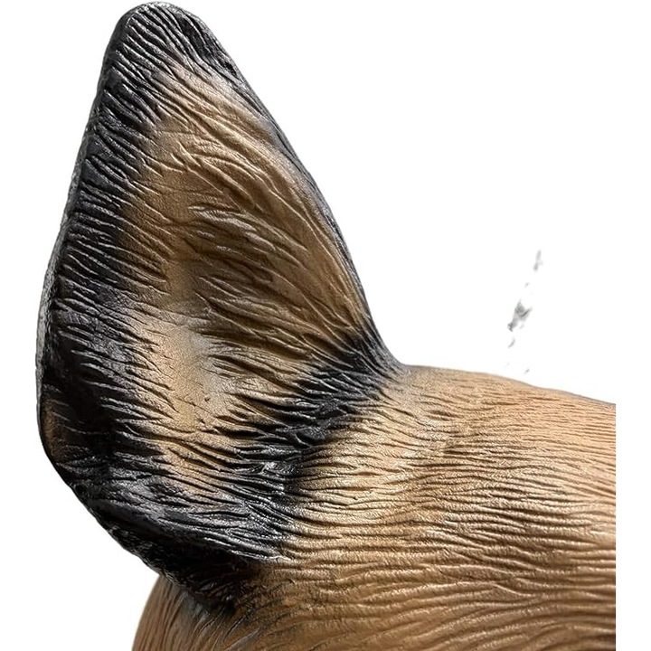 Masca de cap realista caine din latex, set cu masca de supererou, pentru Halloween, petreceri costume, multicolor