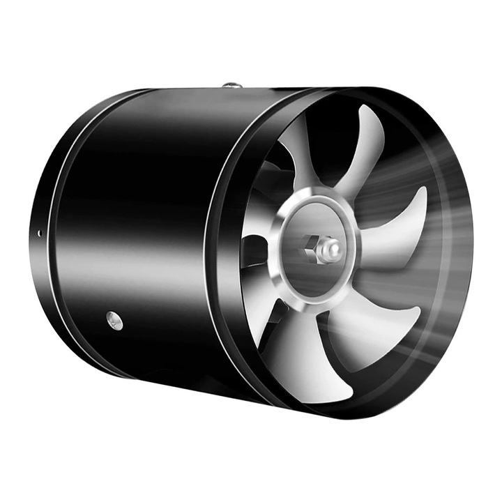 Вентилатор канален OEM 150мм метален черен 40W 2800об/мин