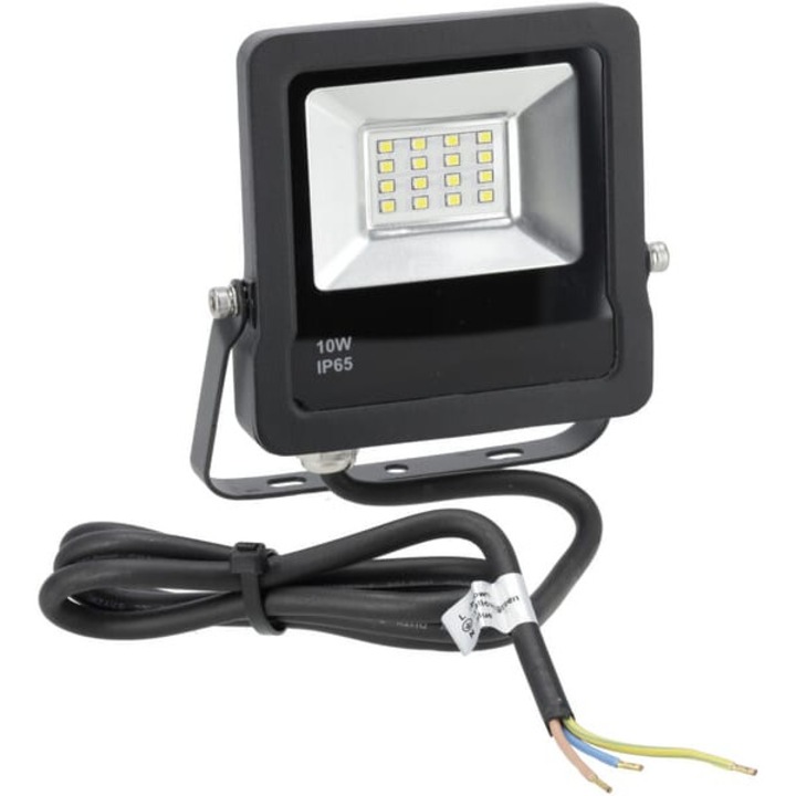 Proiector LED, KRAMP, 10W, 6500K, negru, montaj pe perete sau tavan