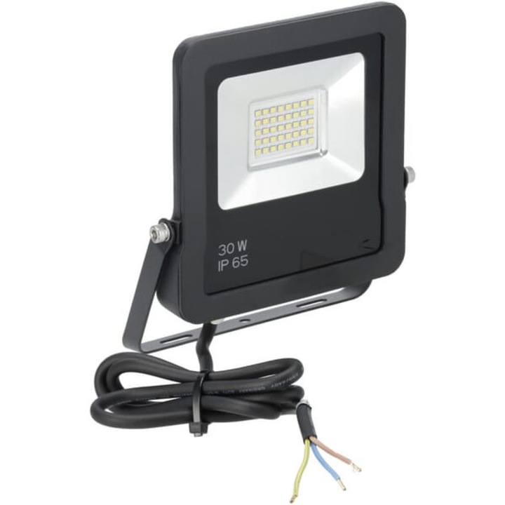 Proiector LED, KRAMP, 30W, 4000K, negru, montaj pe perete sau tavan