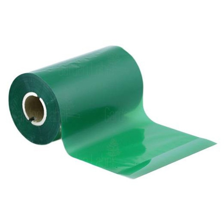 Hőtranszfer szalag TTR viasz-gyanta 110 mm x 150 m ZÖLD