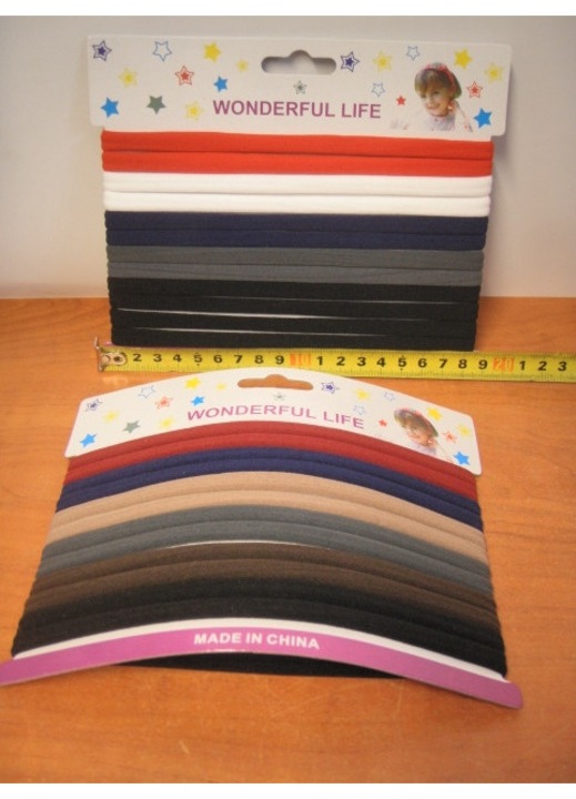 Set opase pentru par, SANDEX, 12 bucati, mix culori