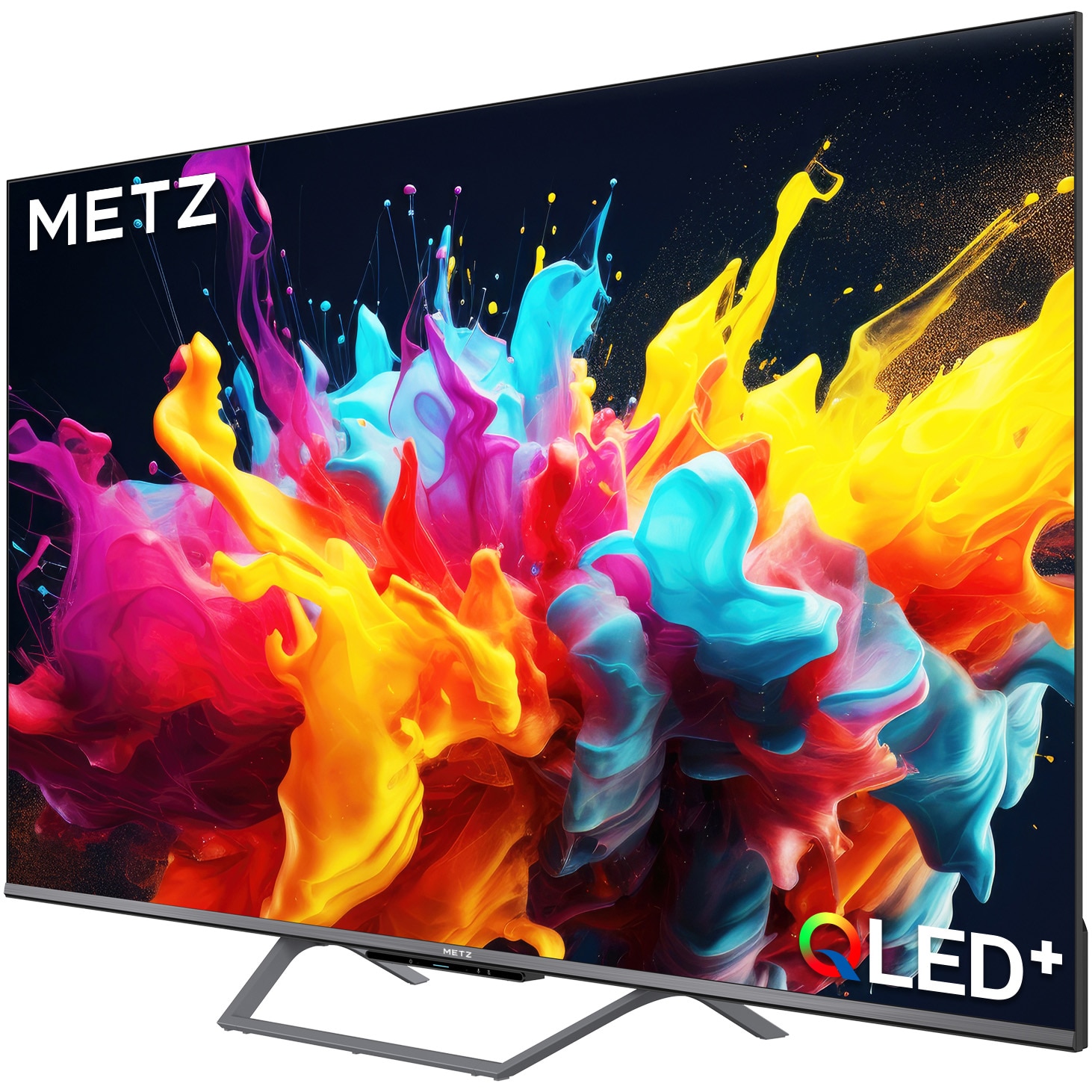 Televizor METZ QLED 75MQE7600Z, 189 cm, Smart Google TV, 4K Ultra HD, Clasa F (Model 2025)