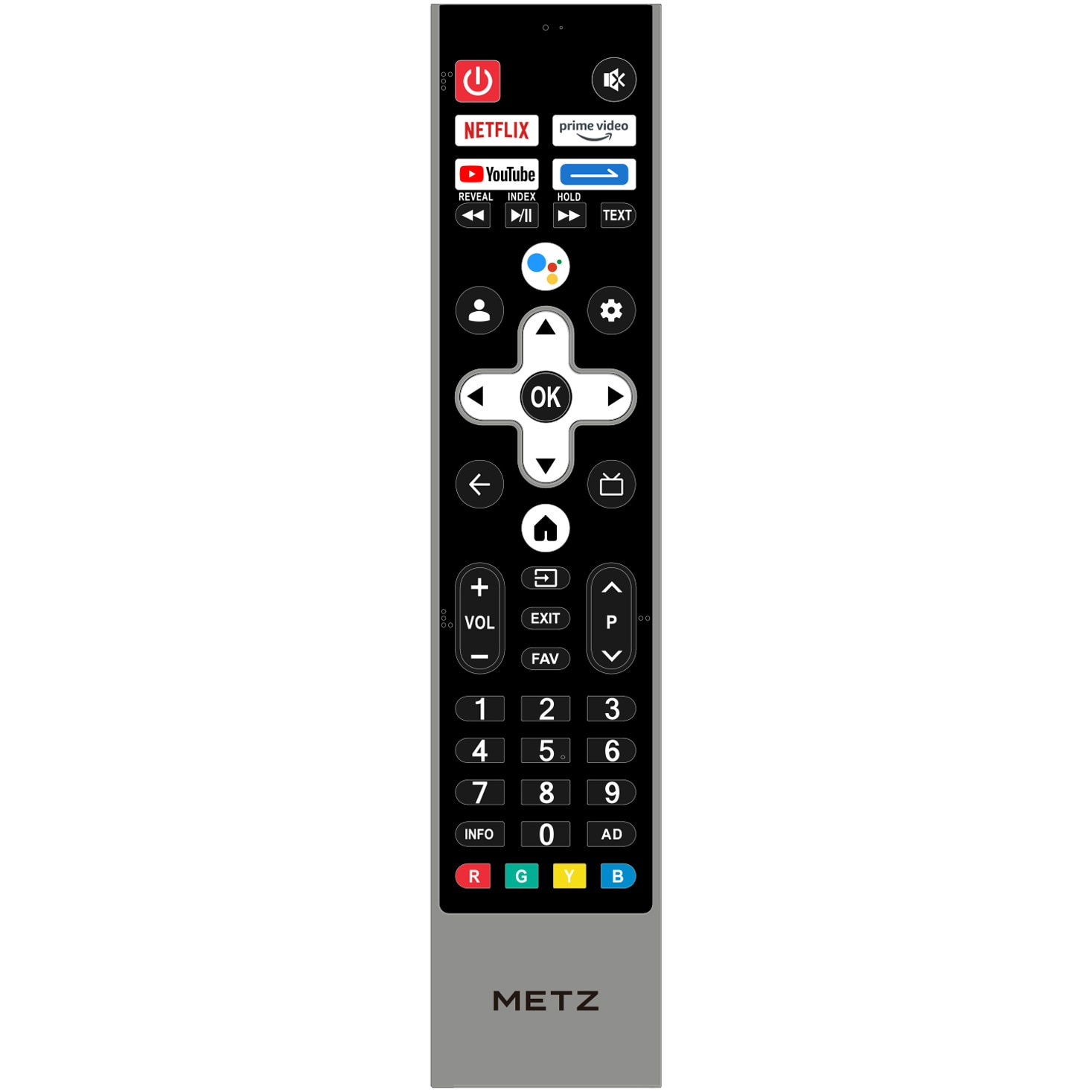 Televizor METZ QLED 75MQE7600Z, 189 cm, Smart Google TV, 4K Ultra HD, Clasa F (Model 2025)