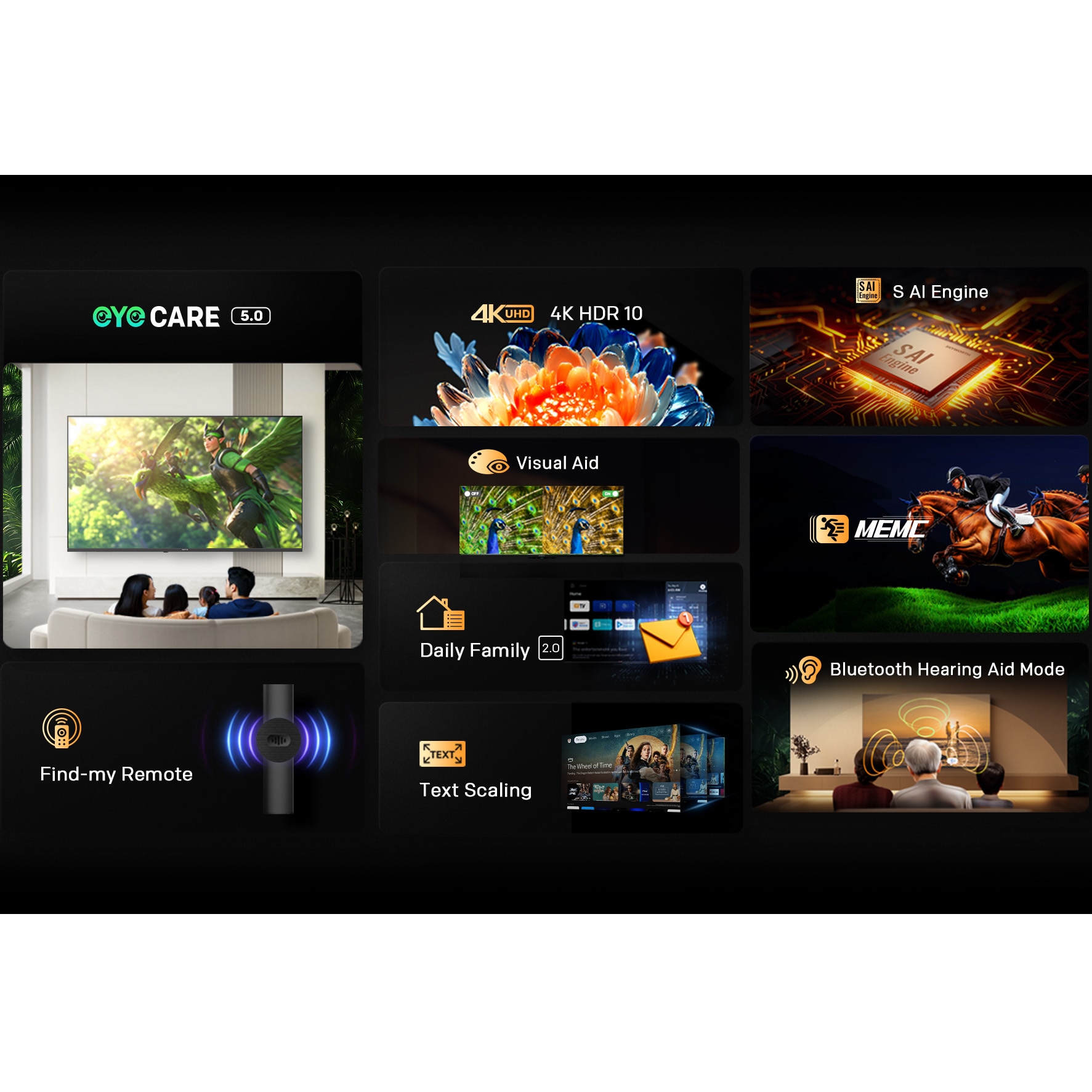 Televizor METZ LED 55MUF7000Z, 139 cm, Smart Google TV, 4K Ultra