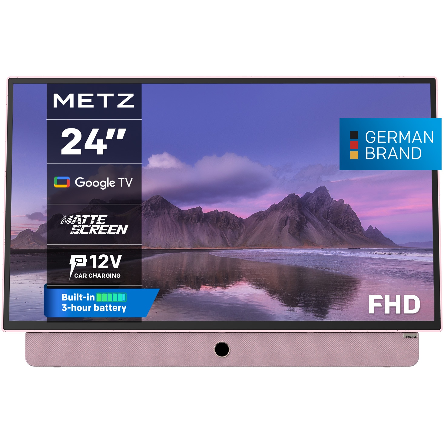 Televizor portabil METZ LED 24MPE7300Z, 60 cm, Smart Google TV