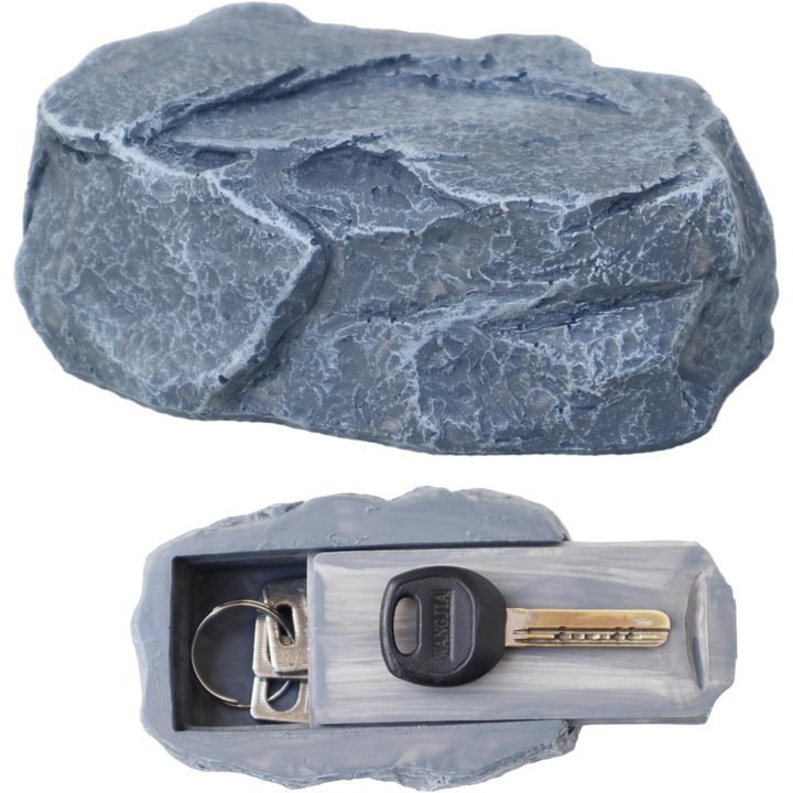 Cutie pentru chei Supertina®, piatra falsa, rezistenta la apa, design mare, exterior