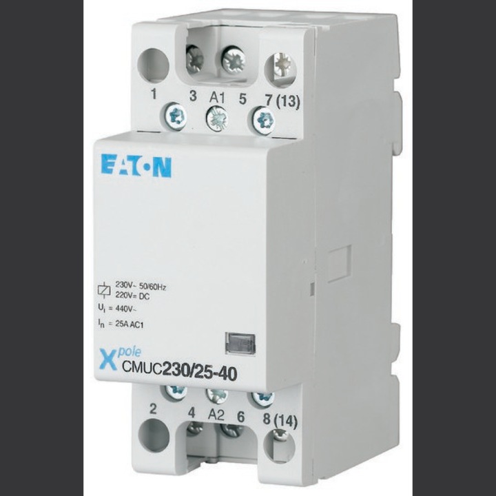 Contactor de instalare cu bobina AC/DC CMUC230/25-31