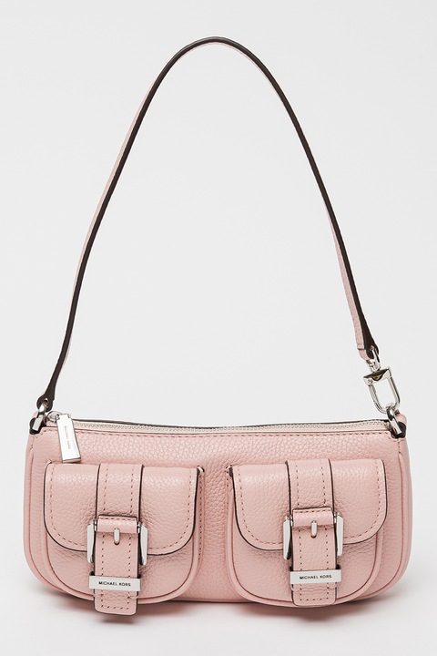 Michael Kors, Geanta de piele cu buzunare exterioare, Roz