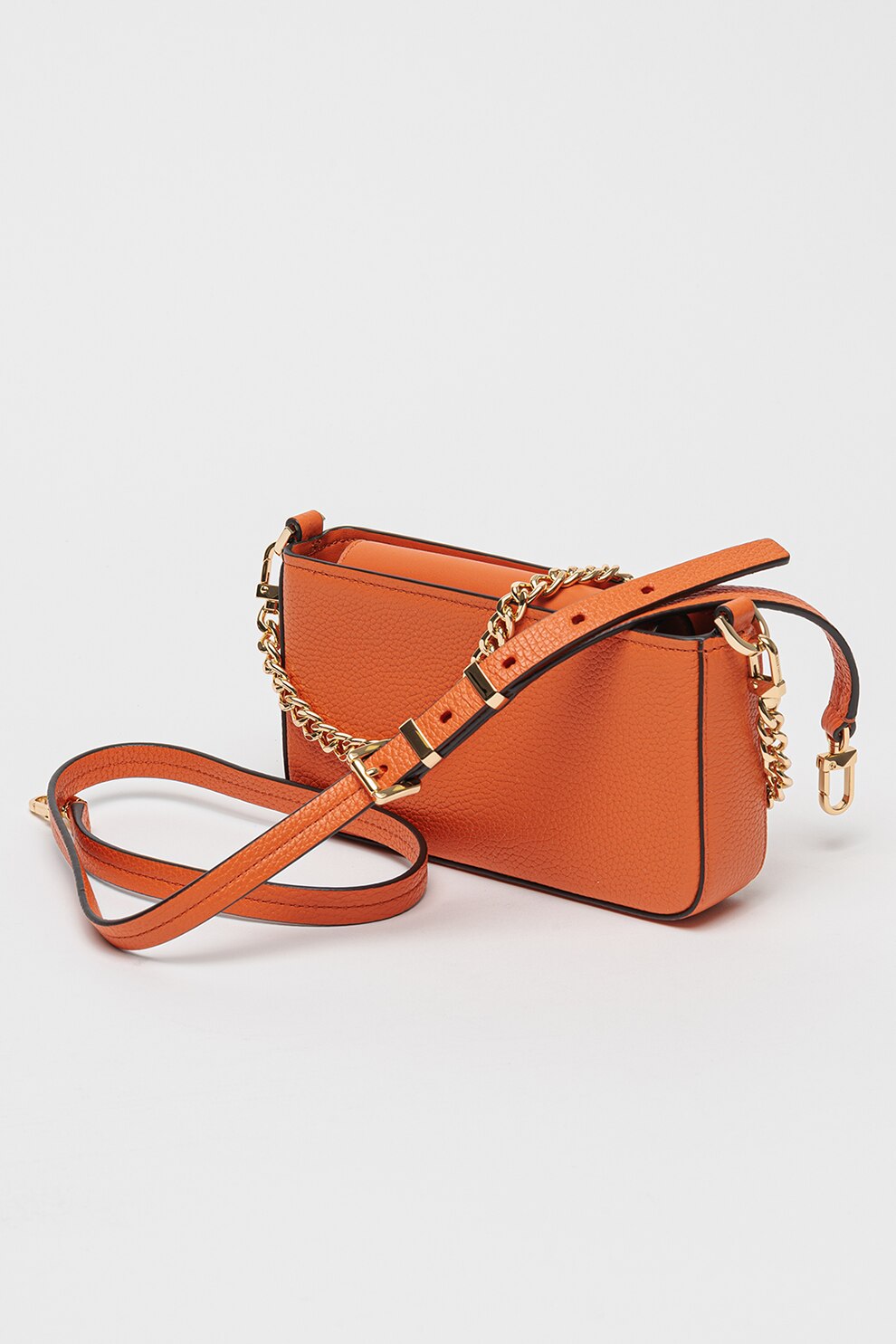 Michael Kors, Geanta crossbody de piele cu maner detasabil de lant