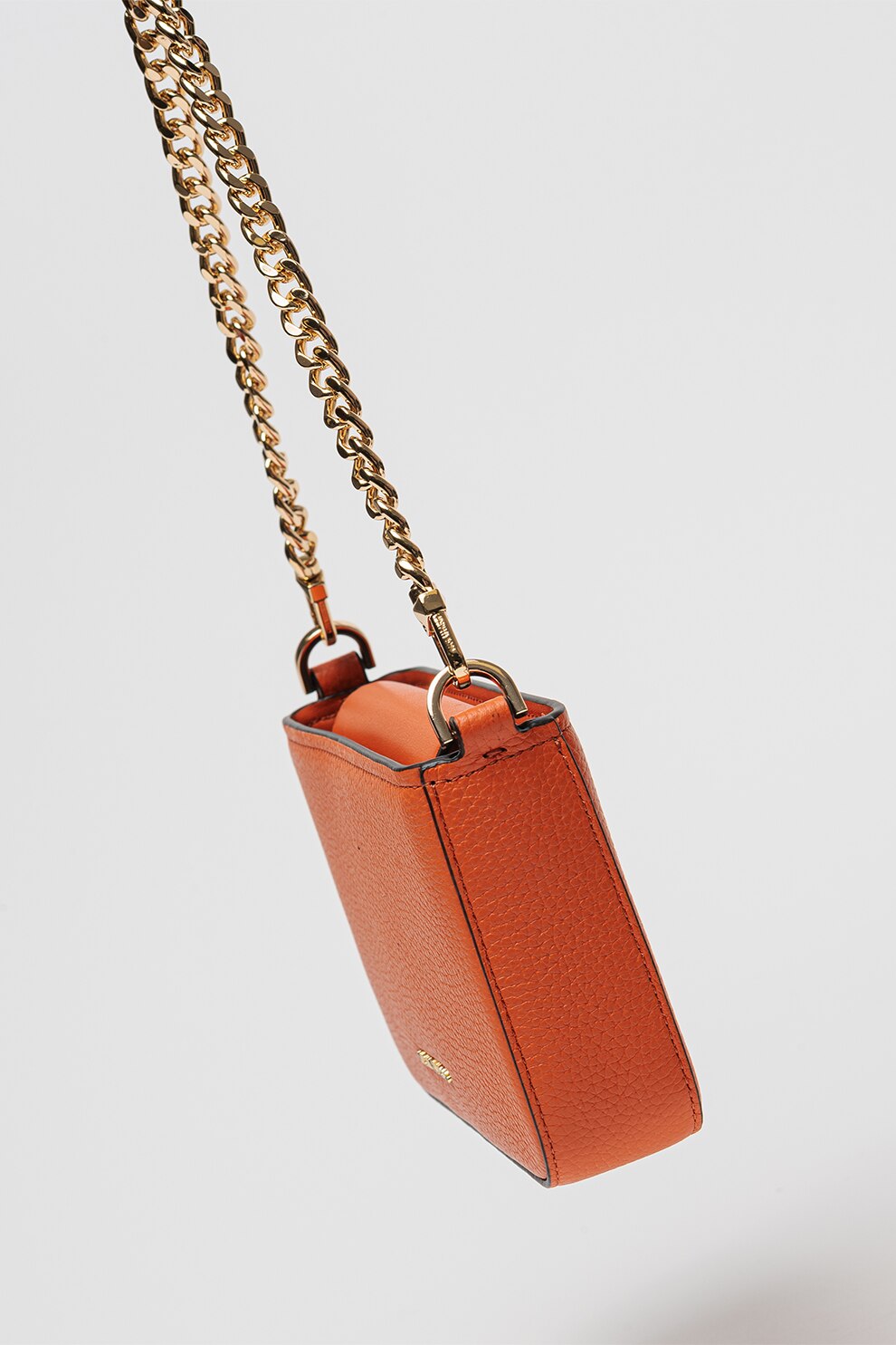 Michael Kors, Geanta crossbody de piele cu maner detasabil de lant