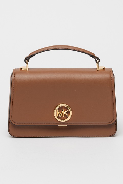 Michael Kors, Delancey keresztpántos bőrtáska, Fahéjbarna