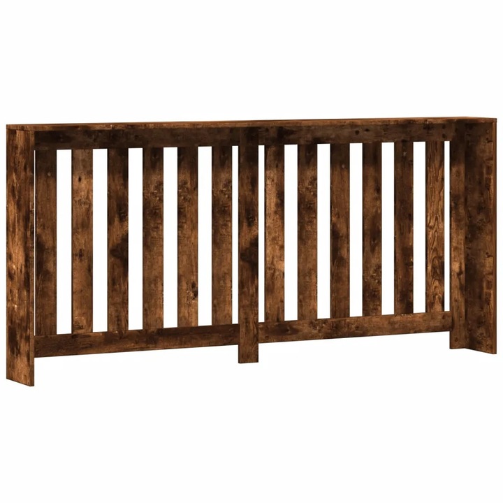 Capac radiator, stejar afumat, 175x20x82 cm